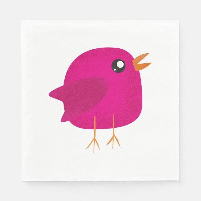 Kids cute birdy   napkin (Front)