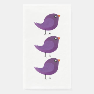 Kids cute birdy napkin