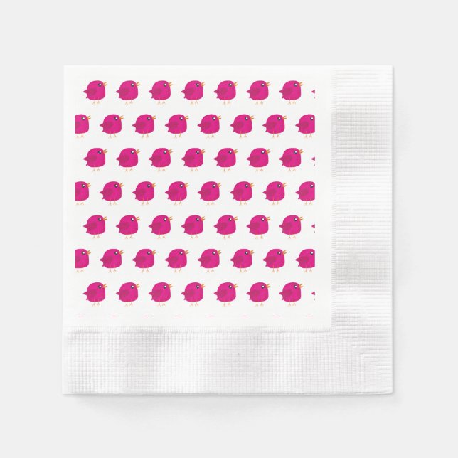 Kids cute birdy   napkin (Front)