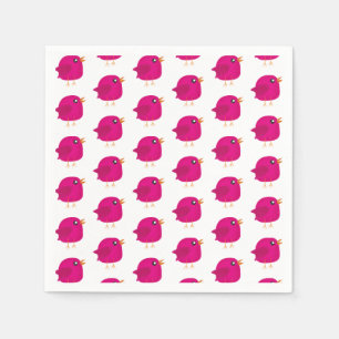 Kids cute birdy napkin