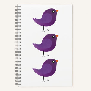 Kids cute birdy notebook