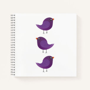 Kids cute birdy notebook