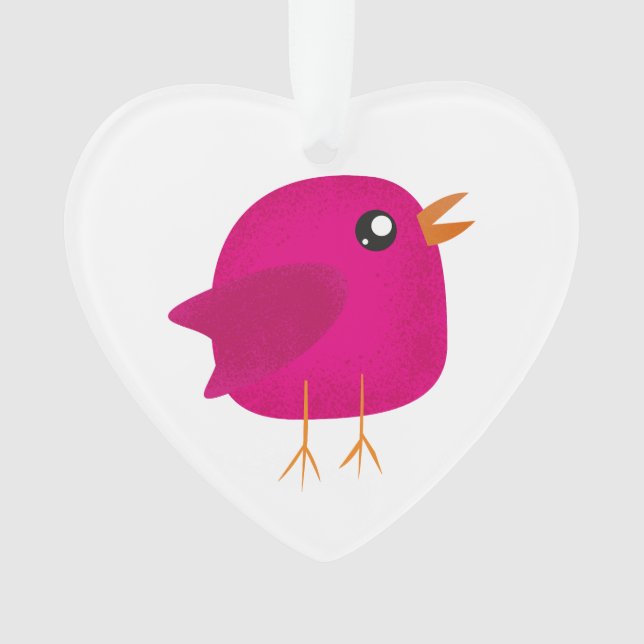 Kids cute birdy  ornament (Front)