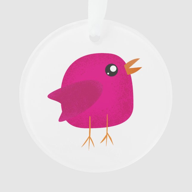Kids cute birdy  ornament (Front)