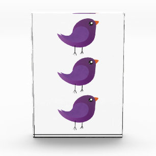 Kids cute birdy photo block