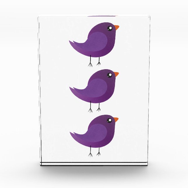 Kids cute birdy  photo block (Front)