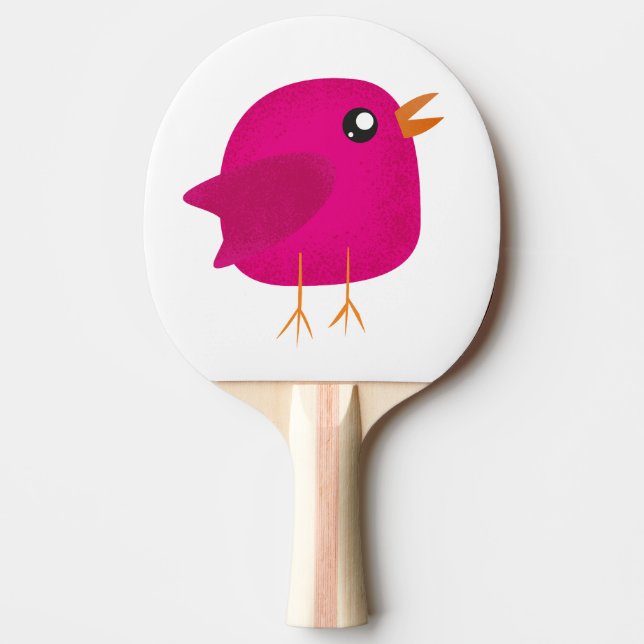 Kids cute birdy  ping pong paddle (Front)