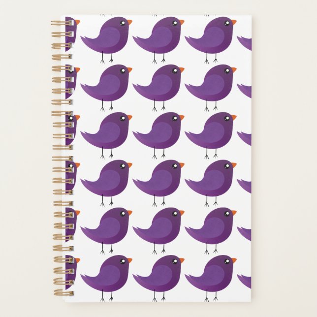 Kids cute birdy  planner (Front)
