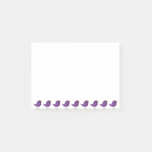 Kids cute birdy post-it notes