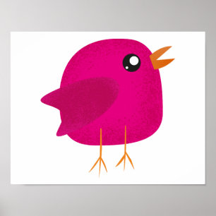 Kids cute birdy    poster