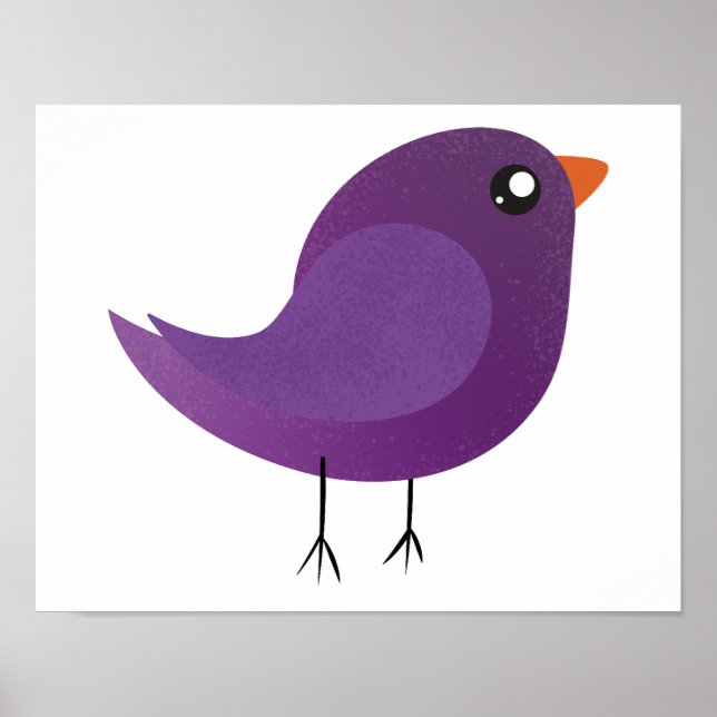 Kids cute birdy  poster (Front)