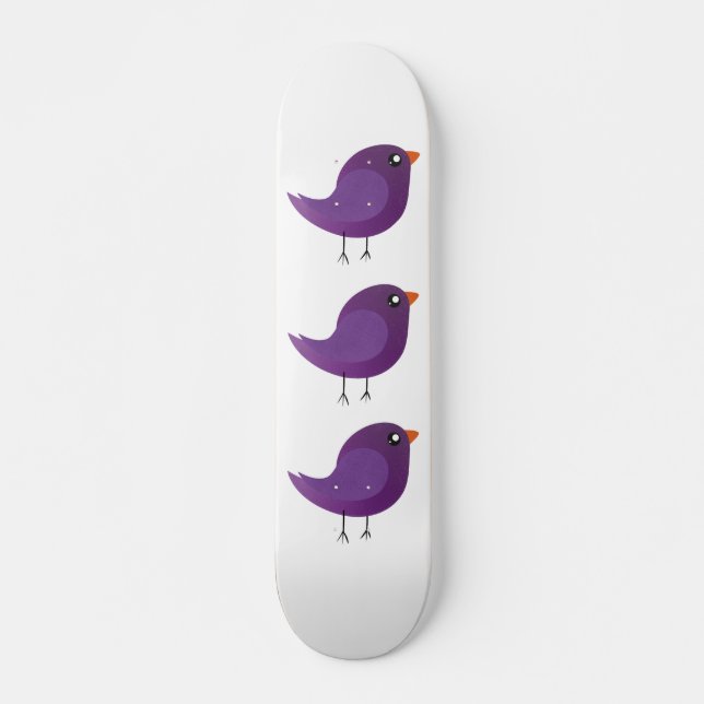 Kids cute birdy  skateboard (Front)