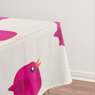 Kids cute birdy tablecloth