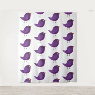 Kids cute birdy tapestry