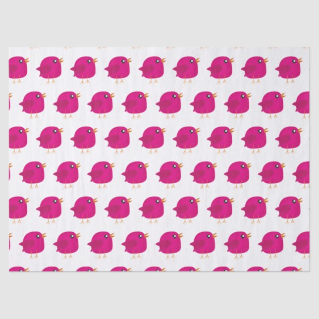 Kids cute birdy     tissue paper (Front)