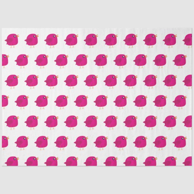 Kids cute birdy  tissue paper (Front)