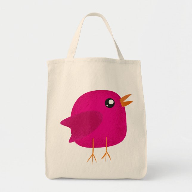 Kids cute birdy  tote bag (Front)