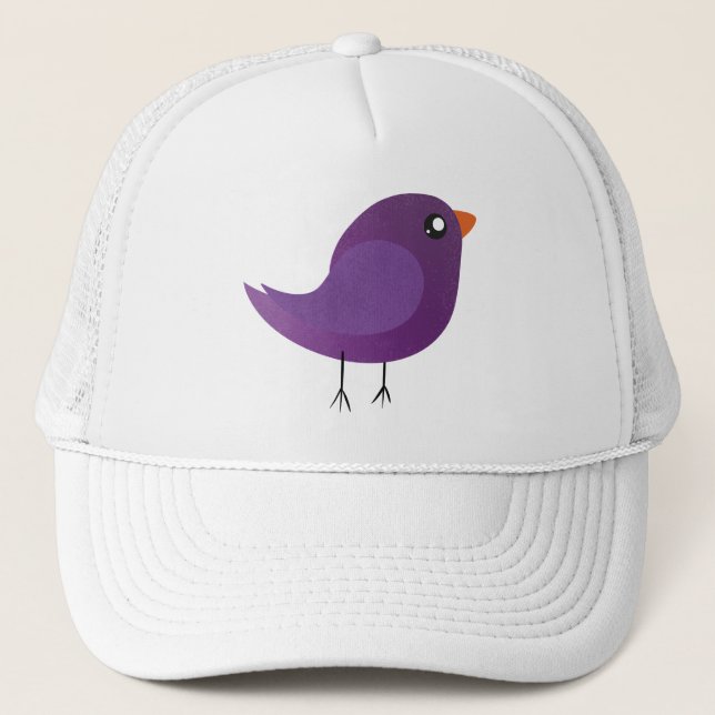 Kids cute birdy   trucker hat (Front)