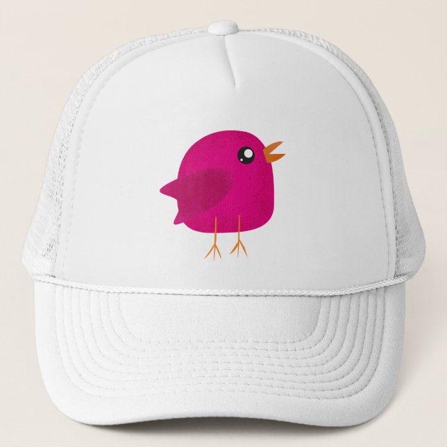 Kids cute birdy   trucker hat (Front)