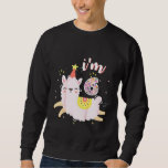 Kids Cute Birthday Llama Im 6 Year Old Girl Pink T Sweatshirt<br><div class="desc">Kids Cute Birthday Llama Im 6 Year Old Girl Pink Theme</div>