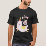 Kids Cute Birthday Llama Im 6 Year Old Girl Pink T T-Shirt<br><div class="desc">Kids Cute Birthday Llama Im 6 Year Old Girl Pink Theme</div>