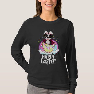Kids Cute Boston Terrier Dog Bunny Ears Girls East T-Shirt
