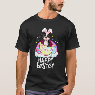 Kids Cute Boston Terrier Dog Bunny Ears Girls East T-Shirt