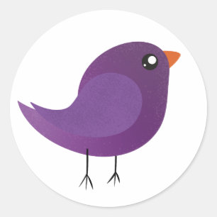 Kids cute classic round sticker