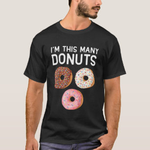 Kids Cute Donut 3rd Birthday Im This Many Donuts 3 T-Shirt