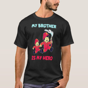 Kids Cute Firefighters My Brother Is My Hero T-Shirt