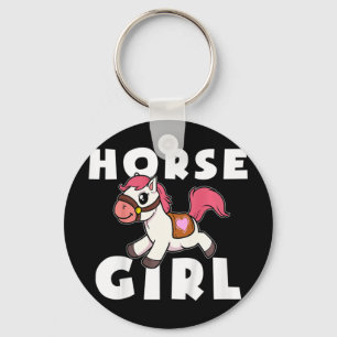 Kids Cute Horse Girl Pony Maid Gallop Ride Girls H Key Ring