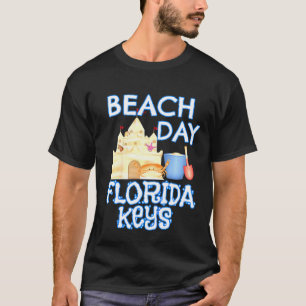 Kids Cute Kids Florida Keys Beach Day Vacation Sou T-Shirt