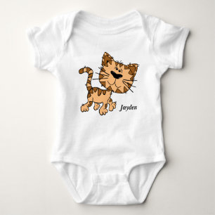 Kid's Cute Kitten Baby Bodysuit