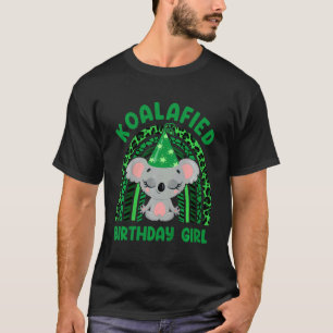 Kids Cute Koalafied Birthday Girls Koala Bear Ki T-Shirt