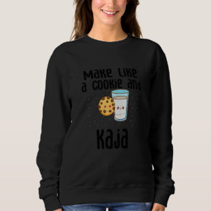Kids  Cute Korean Language Joke Make Like A Cookie Sweatshirt