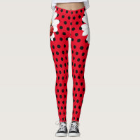 kids Cute Ladybug Polka dot Daisy Flower Pattern
