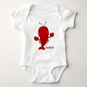 Kid's Cute Lobster Baby Bodysuit