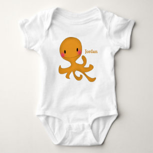 Kid's Cute Octopus Baby Bodysuit