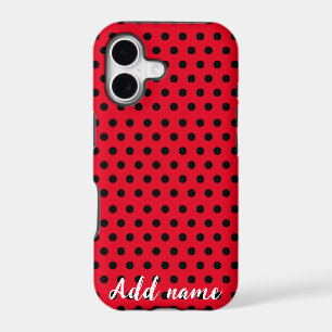 kids Cute Red Ladybug Polka dot party Pattern