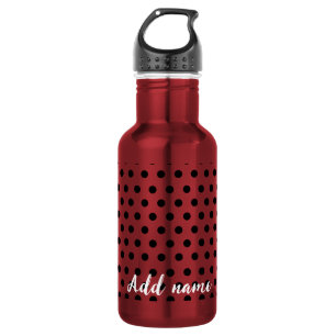 kids Cute Red Ladybug Polka dot party Pattern 532 Ml Water Bottle