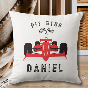 Kids Cute Red Racing Car  Cushion
