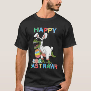 Kids Cute Rex Dino Happy East Rawr Easter Holidays T-Shirt