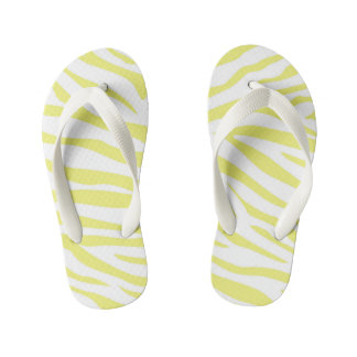 Kids Cute Stylish Zebra Stripe Flip Flops