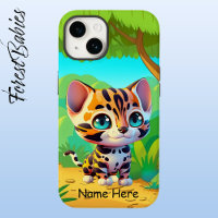 Kids Cute Wildlife Tiger Jungle Safari Cartoon