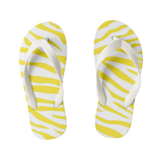 Kids Cute Zebra Stripe Flip Flops