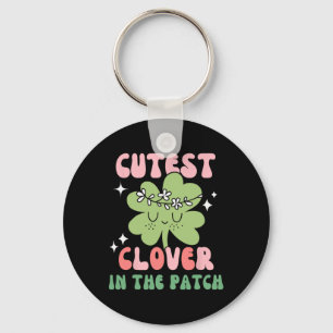 Kids Cutest Clover In The Patch Toddler Girl St Pa Key Ring