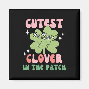 Kids Cutest Clover In The Patch Toddler Girl St Pa Magnet