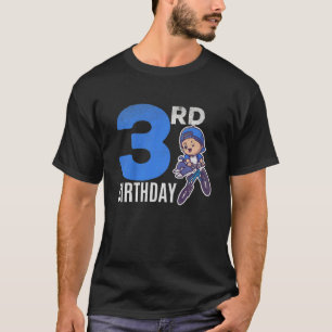 Kids Cyclist 3rd Birthday Mountain Biking 3 Years T-Shirt