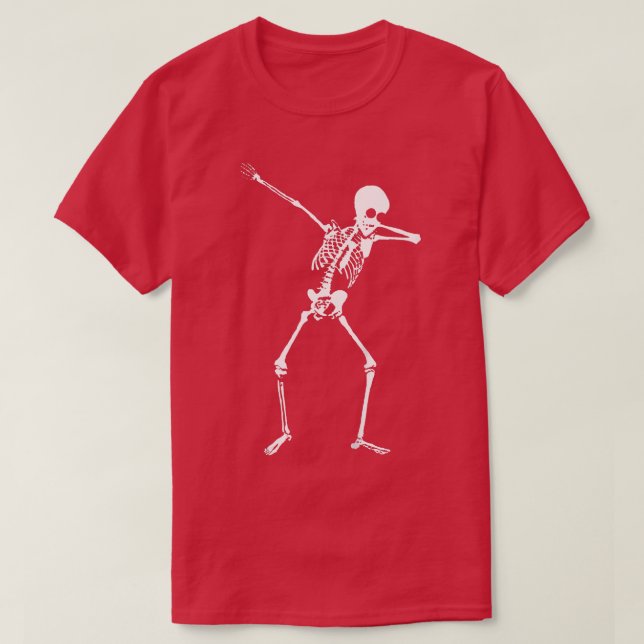 Kids Dabbing Skeleton Halloween Dab t  T-Shirt (Design Front)