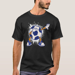 Kids Dabbing soccer player for football fans T-Shirt